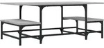 vidaXL Couchtisch Grau Sonoma 100x50,5x40 cm Holzwerkstoff