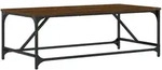 vidaXL Couchtisch Braun Eichen-Optik 100x50x35 cm Holzwerkstoff