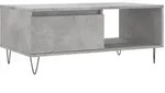 vidaXL Couchtisch Betongrau 90x50x36,5 cm Holzwerkstoff