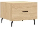 vidaXL Couchtisch Sonoma-Eiche 50x50x40 cm Holzwerkstoff