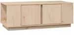 vidaXL Couchtisch 110x50x40 cm Massivholz Kiefer