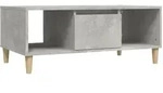 vidaXL Couchtisch Betongrau 90x50x36,5 cm Holzwerkstoff