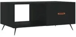 vidaXL Couchtisch Schwarz 90x50x40 cm Holzwerkstoff