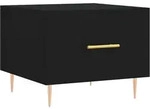 vidaXL Couchtisch Schwarz 50x50x40 cm Holzwerkstoff