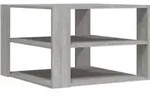 vidaXL Couchtisch Grau Sonoma 58x58x40 cm Holzwerkstoff