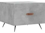 vidaXL Couchtisch Betongrau 50x50x40 cm Holzwerkstoff