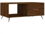 vidaXL Couchtisch Braun Eichen-Optik 90x50x40 cm Holzwerkstoff