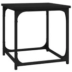 vidaXL Beistelltisch Schwarz 40x40x40 cm Holzwerkstoff