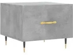 vidaXL Couchtisch Betongrau 50x50x40 cm Holzwerkstoff