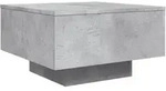 vidaXL Couchtisch Betongrau 55x55x31 cm Holzwerkstoff