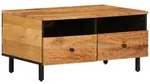 vidaXL Couchtisch 80x54x40 cm Massivholz Akazie