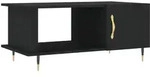 vidaXL Couchtisch Schwarz 90x50x40 cm Holzwerkstoff