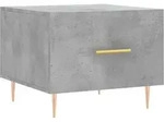 vidaXL Couchtisch Betongrau 50x50x40 cm Holzwerkstoff