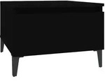 vidaXL Beistelltisch Schwarz 50 x 46 x 35 cm Holzwerkstoff