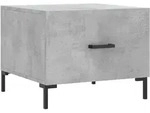 vidaXL Couchtisch Betongrau 50x50x40 cm Holzwerkstoff