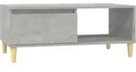 vidaXL Couchtisch Betongrau 90x50x36,5 cm Holzwerkstoff