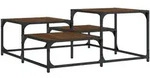 vidaXL Couchtisch Braun Eichen-Optik 87,5x87,5x40 cm Holzwerkstoff