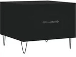 vidaXL Couchtisch Schwarz 50x50x40 cm Holzwerkstoff