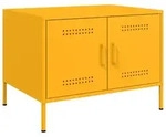 vidaXL Couchtisch Senfgelb 68x50x50,5 cm Stahl