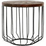 WOMO-DESIGN Couchtisch 110&times;60&times;39 cm, Akazienholz/Metall, Natur,...