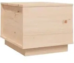 vidaXL Couchtisch 40x50x35 cm Massivholz Kiefer