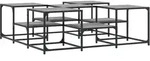 vidaXL Couchtisch Grau Sonoma 121x121x40 cm Holzwerkstoff