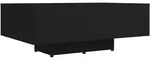 vidaXL Couchtisch Schwarz 85x55x31 cm Holzwerkstoff