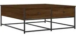 vidaXL Couchtisch Braun Eichen-Optik 100x99x40 cm Holzwerkstoff