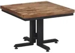 vidaXL Couchtisch 55x55x40 cm Recyceltes Massivholz Teak