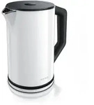 Arendo Wasserkocher 1,5 l 2200 W, Edelstahl, Doppelwand, Temperaturwahl 40 -...