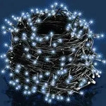Monzana Lichterkette 20m 200 LED kaltwei&szlig;