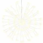 vidaXL Weihnachtsbeleuchtungen Feuerwerk 4 Stk. 140 LEDs Warmwei&szlig; 17cm