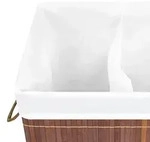 vidaXL Bambus-W&auml;schekorb V1 : Farbe - Braun, Gr&ouml;&szlig;e - 72 L