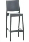 CLP Barhocker Maya Kunststoff HBT: 105x45x51 cm dunkelgrau