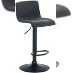 CLP Barhocker Hover Stoff dunkelgrau/Metall matt schwarz