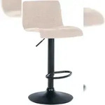 CLP Barhocker Branford creme/Stoff