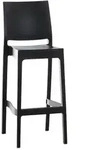 CLP Barhocker Maya Kunststoff HBT: 105x45x51 cm schwarz