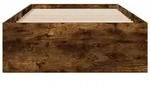 vidaXL Bettgestell mit Schubladen R&auml;uchereiche 100x200cm Holzwerkstoff