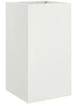 vidaXL Pflanzk&uuml;bel Wei&szlig; 42x38x75 cm Stahl