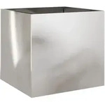 vidaXL Pflanzk&uuml;bel Silbern 42x40x39 cm Edelstahl