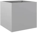 vidaXL Pflanzk&uuml;bel Silbern 42x40x39 cm Verzinkter Stahl