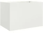 vidaXL Pflanzk&uuml;bel Wei&szlig; 62x40x39 cm Stahl