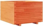vidaXL Pflanzk&uuml;bel Wachsbraun 70x70x49,5 cm Massivholz Kiefer