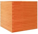 vidaXL Pflanzk&uuml;bel Wachsbraun 70x70x68,5 cm Massivholz Kiefer
