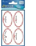 Avery Zweckform Haushaltsetiketten, kariert mit Schrift, Papier, beschriftbar,
