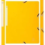 Exacompta 5519E 25x Eckspannmappe mit Gummizug ohne Klappe, aus Colorspan-Karton