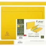 Exacompta 46979E 10x 10er Packung Aktenmappen mit Verschlusskappe aus Karton...