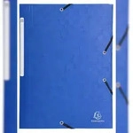 Exacompta 55950E 25x Sammelmappe mit Gummizug und 3 Klappen, Scotten...