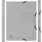 Exacompta 55423E 25x Sammelmappe mit Gummizug und 3 Klappen aus Colorspan-Karton