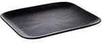 APS Serviertablett GN 1/2, Melamin, 26.5 x 32.5 x 2.5 cm, schwarz